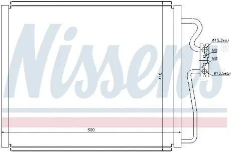 94528 Конденсер кондиціонера NISSENS підбір по vin на Brocar