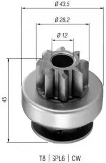 AMB0362 MAGNETI MARELLI Бендикс DAEWOO Matiz,CHEVROLET AVEO [940113020362] MAGNETI MARELLI подбор по vin на Brocar