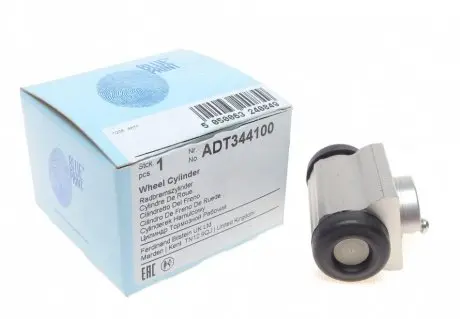 ADT344100 Циліндр гальмівний (задній) Toyota Yaris 10- (d=20.60mm) BLUE PRINT підбір по vin на Brocar