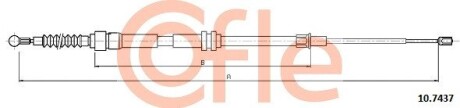 107437 Трос ручника COFLE підбір по vin на Brocar