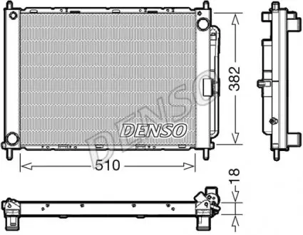 DRM23111 Радиатор основной DENSO подбор по vin на Brocar