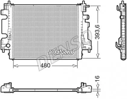 DRM23113 Радиатор основной DENSO подбор по vin на Brocar