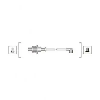 MSQ0063 Комплект высоковольтных проводов CITROEN ZX [941319170063] MAGNETI MARELLI подбор по vin на Brocar