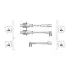 MSQ0118 Комплект високовольтних проводів CITROEN BX, ZX PEUGEOT 205 309 405 [941319170118] MAGNETI MARELLI підбір по vin на Brocar