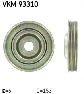 VKM93310 Шкив к/вала C4,C5,307SW 2.0 HDI 04- SKF подбор по vin на Brocar