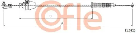110225 Тросик газу COFLE підбір по vin на Brocar