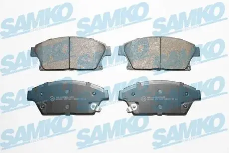 5SP1562 Тормозные колодки дисковые передние.) Opel Astra (16) 09- SAMKO подбор по vin на Brocar