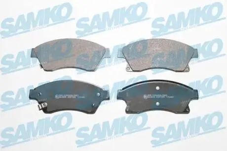 5SP1581 Комплект тормозных колодок, дисковый тормоз SAMKO подбор по vin на Brocar