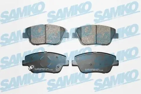5SP1736 Комплект гальмівних колодок, дискове гальмо SAMKO підбір по vin на Brocar