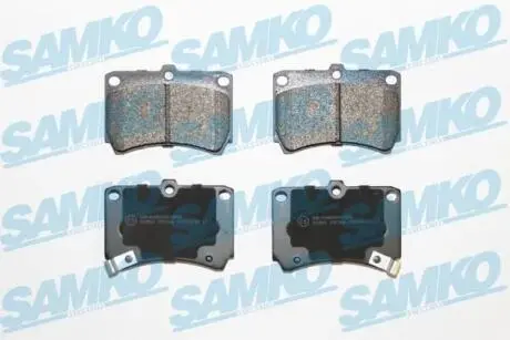 5SP366 Тормозные колодки дисковые перед. Mazda 323 90-/Kia Rio 00- SAMKO подбор по vin на Brocar
