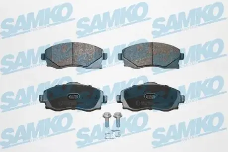 5SP758 Тормозные колодки перед. дисковые Opel Combo (Corsa)/Corsa/Corsa Van/Meriva/Tigra/Tour (Corsa)/C SAMKO подбор по vin на Brocar