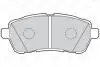302220 Гальмівні колодки дискові FORD/MAZDA Fiesta/2 &quot;1,25-1,6 &quot;F &quot;07&gt;&gt; VALEO підбір по vin на Brocar