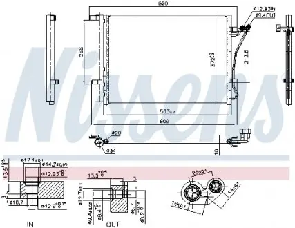 941144 Скребок HYUNDAI i20 09- NISSENS подбор по vin на Brocar