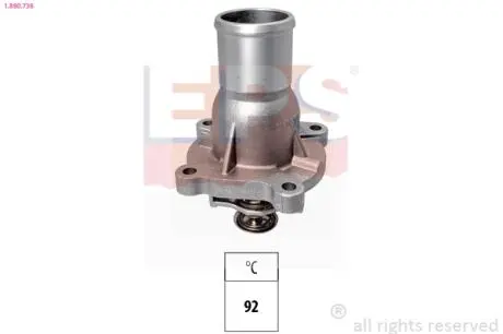 1880738 Термостат Opel Astra H 07-/Corsa D 05-/Insignia 08-Vectra C 06-/Zafira 05- 1.6 16V EPS підбір по vin на Brocar