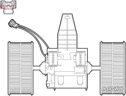 DEA05009 Dmuchawa BMW 5 E60/61... DENSO подбор по vin на Brocar