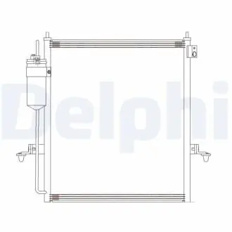 CF20286 Конденсатор, Кондиціонер DELPHI підбір по vin на Brocar