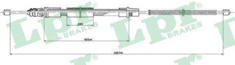 C1463B Трос LPR підбір по vin на Brocar