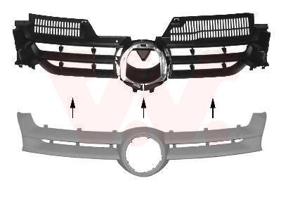 5894510 Решетка радиатора VAN WEZEL підбір по vin на Brocar