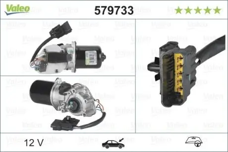 579733 Двигун склоочисника Valeo VALEO підбір по vin на Brocar
