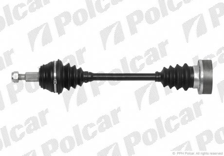 T78153 Піввісь POLCAR підбір по vin на Brocar