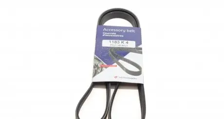 1183K4 Ремень генератора Renault Rapid 1.4i 91-98 (4PK1183) HUTCHINSON подбор по vin на Brocar
