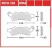 MCB726SRM КОЛОДКИ ТОРМОЗНЫЕ ДИСКОВЫЕ TRW підбір по vin на Brocar