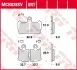 MCB828SV Тормозные колодки TRW підбір по vin на Brocar