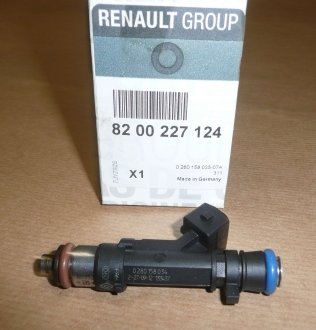 8200227124 Форсунка бензинова Renault Kangoo 1.6 08- /Logan 1.4/1.6 04- RENAULT підбір по vin на Brocar