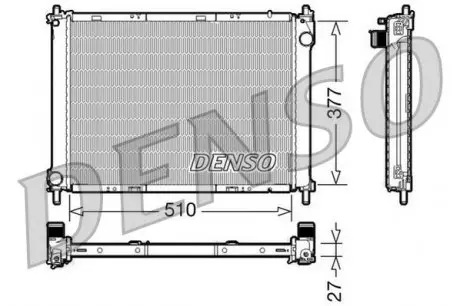 DRM46022 Радиатор, охлаждение двигателя DENSO подбор по vin на Brocar