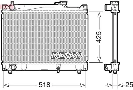DRM47030 Теплообмінник DENSO підбір по vin на Brocar