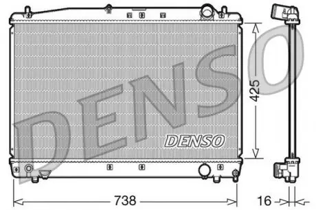 DRM50033 Радиатор, охлаждение двигателя DENSO подбор по vin на Brocar