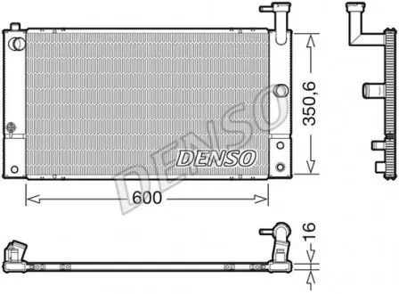 DRM50133 Радіатор DENSO подбор по vin на Brocar
