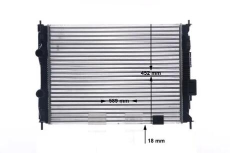CR15000S CHŁODNICA SILNIKA NISSAN MAHLE / KNECHT підбір по vin на Brocar