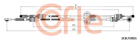 2CBFO015 LINKA ZMIANY BIEGÓW FORD COFLE подбор по vin на Brocar