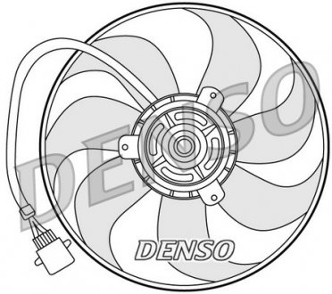 DER32006 Вентилятор, охлаждение двигателя DENSO подбор по vin на Brocar