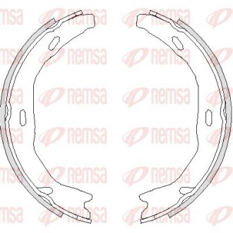 475100 Колодки гальмівні барабанні REMSA підбір по vin на Brocar