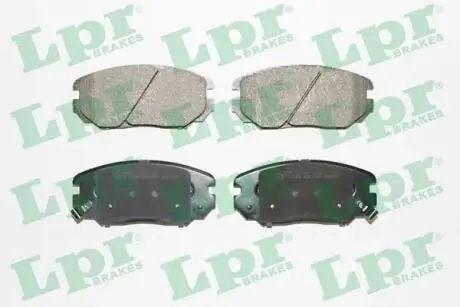 05P1599 Комплект тормозных колодок, дисковый тормоз LPR 05P1599 LPR подбор по vin на Brocar
