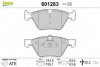 601283 Комплект тормозных колодок, дисковый тормоз VALEO підбір по vin на Brocar