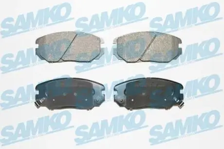 5SP1599 Комплект гальмівних колодок, дискове гальмо SAMKO підбір по vin на Brocar