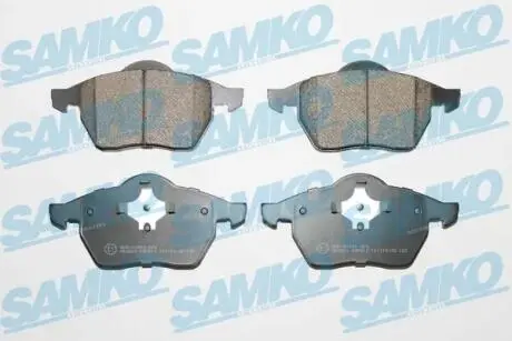 5SP612 Комплект тормозных колодок, дисковый тормоз SAMKO подбор по vin на Brocar