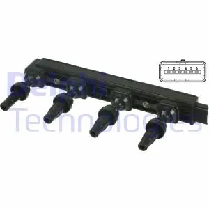 GN1065412B1 Котушка запалювання DELPHI підбір по vin на Brocar
