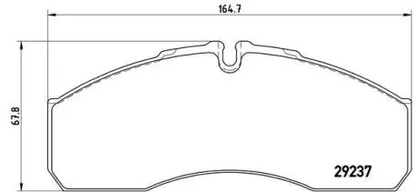 P50083 Гальмівні колодки дискові BREMBO підбір по vin на Brocar