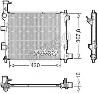 DRM43005 Радіатор основний DENSO підбір по vin на Brocar