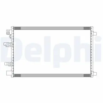CF20310 Конденсер кондиціонера DELPHI підбір по vin на Brocar