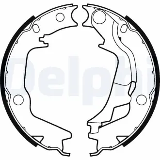 LS2011 Комплект тормозных колодок, стояночная тормозная система DELPHI подбор по vin на Brocar