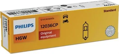 12036CP Автолампа 6W PHILIPS підбір по vin на Brocar