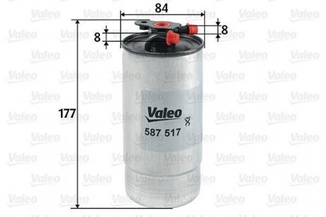 587517 Топливный фильтр VALEO подбор по vin на Brocar