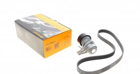 6PK1050K3 Комплект ременя генератора Citroen C2/C3/C4/Peugeot 207/307 1.1-1.6 02- (6PK1050) CONTITECH підбір по vin на Brocar