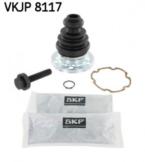 VKJP8117 Пыльник ШРУС резиновый + смазка SKF підбір по vin на Brocar