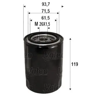 586090 Фильтр масляный VALEO подбор по vin на Brocar